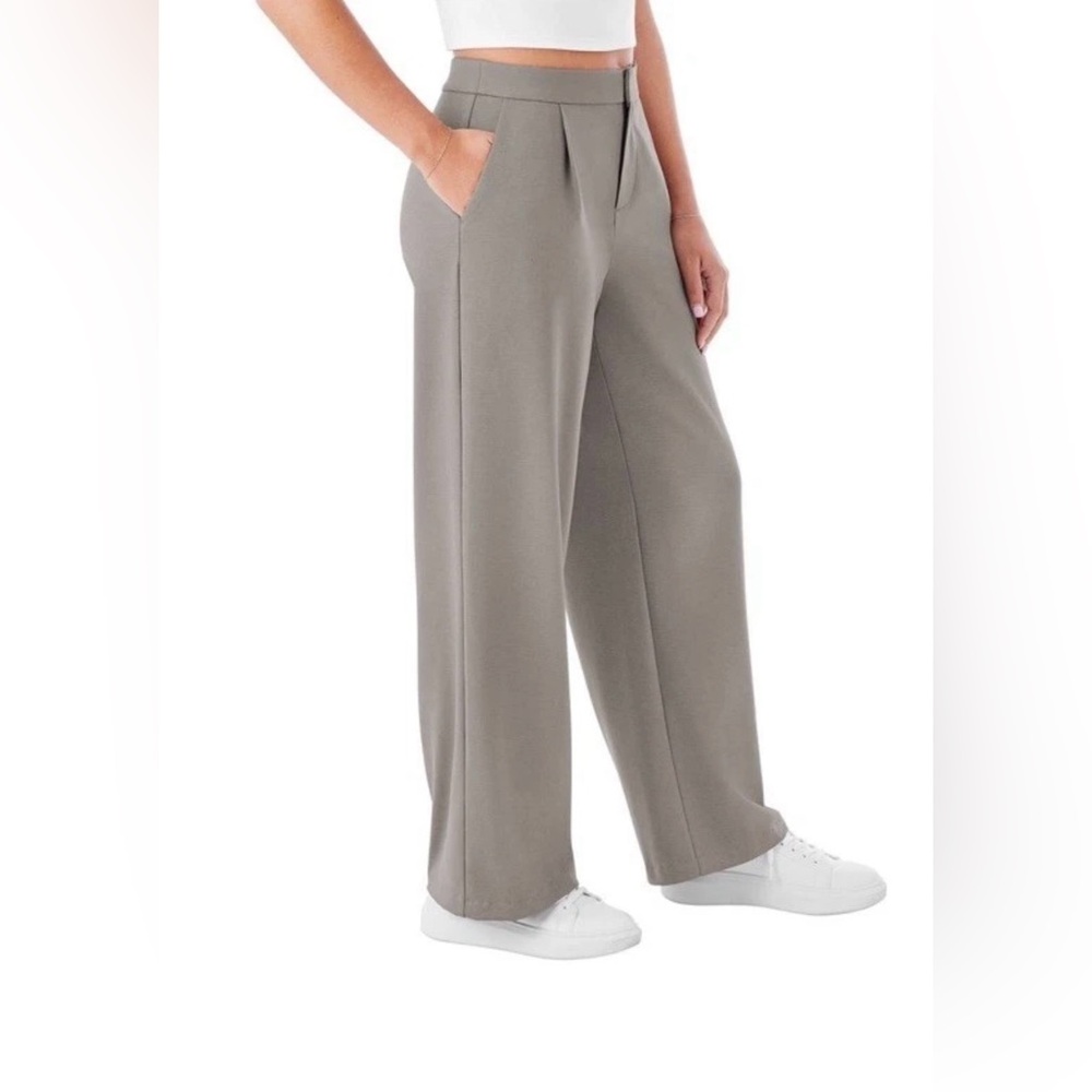 Member's Mark Women's Soft Knit High Waisted Wide Leg Trouser, New, Medium